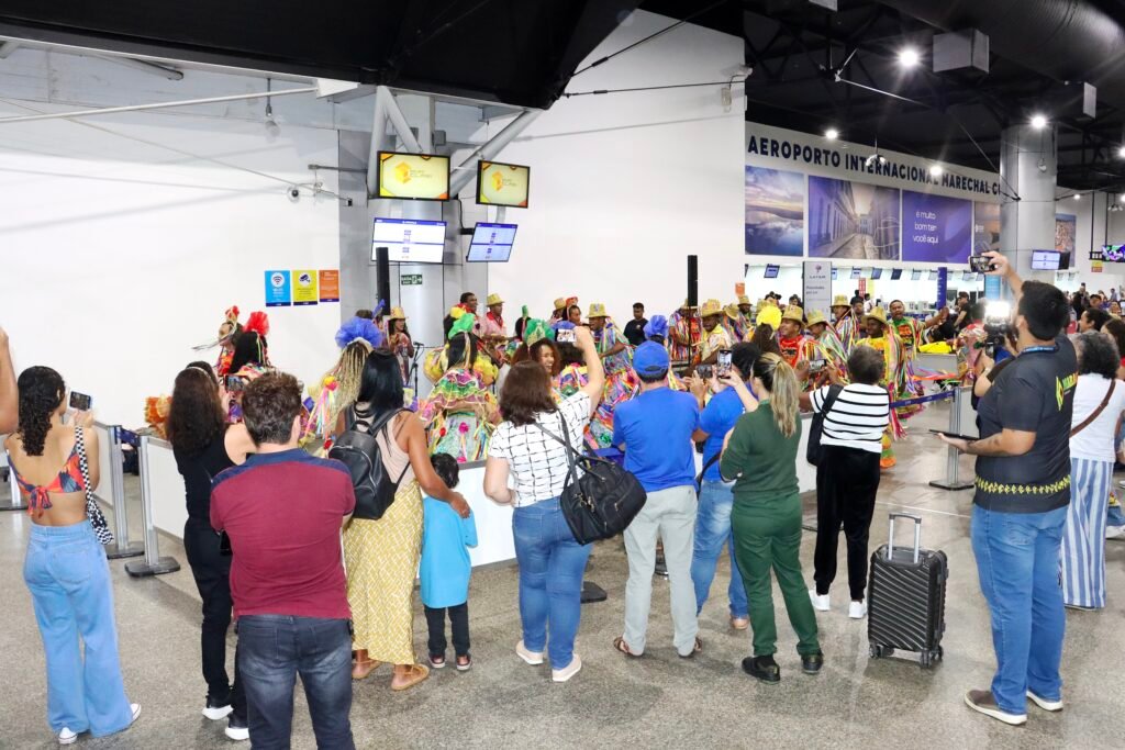 Receptivo Junino no Aeroporto de São Luis-MA
